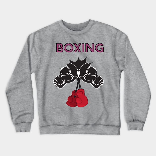 boxing Crewneck Sweatshirt by busines_night